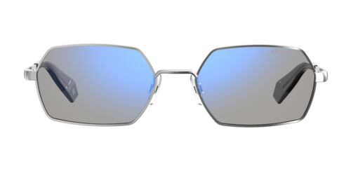 Polaroid Man Sunglasses PLD2027S M3LDK Blue/Gray Blue Rectangle Polarized - MegafashionSunglasses