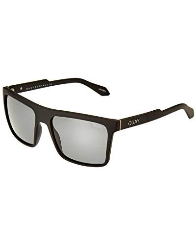 QUAY AUSTRALIA Let It Run Matte Black/Smoke One Size - MegafashionSunglasses