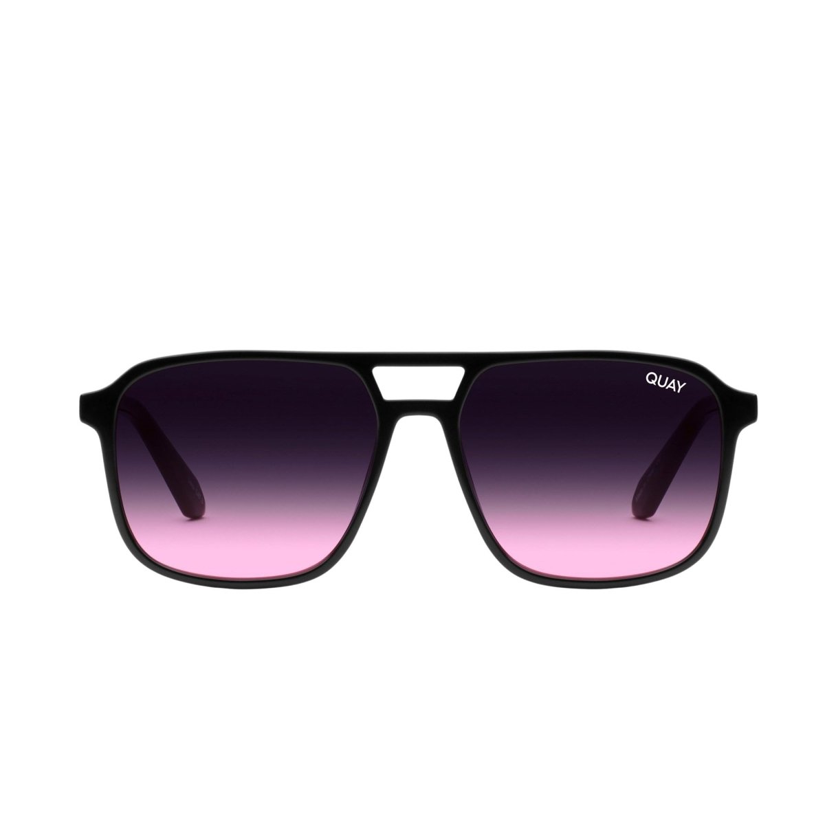 Quay ON THE FLY LARGE BLACK/SMOKE POLARIZED - MegafashionSunglasses