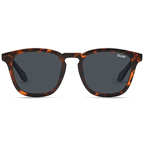 Quay Sunglasses Jackpot Mens Tort Brown Round/Square Comfortable Frame with Polarized Lens - megafashion11Sunglasses