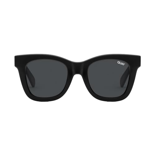 Quay Women's After Hours Sunglasses, Black/Smoke Polarized - MegafashionSunglasses