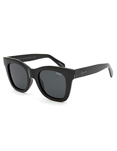 Quay Women's After Hours Sunglasses, Shiny Black/Smoke - megafashion11Sunglasses