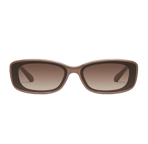 Quay Women's Vibe Check Sunglasses, Doe/Brown - MegafashionSunglasses