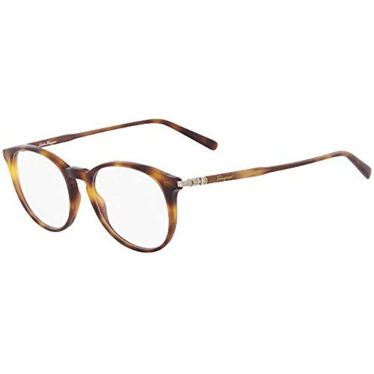 Salvatore Ferragamo Men Eyeglasses SF2823 214 Tortoise Round 51 - 18 - 145 - MegafashionMonturas