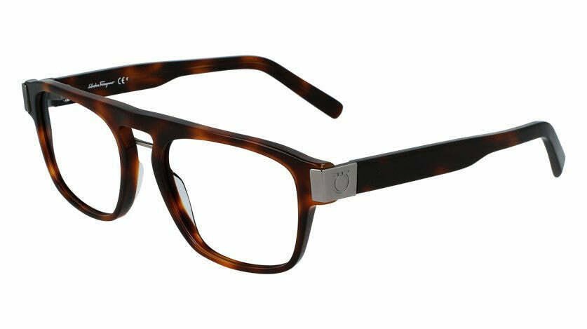 Salvatore Ferragamo Men Eyeglasses SF2907 240 Tortoise Rectangle 54 - 18 - 145 - MegafashionMonturas