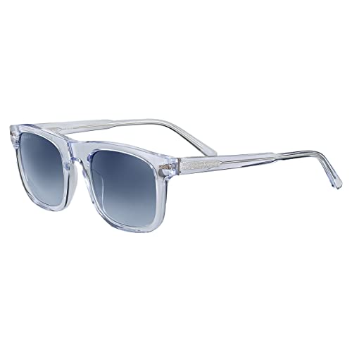 Serengeti Charlton Square Sunglasses, Shiny Crystal, Medium-Large
