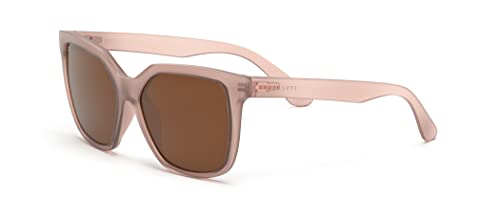 Serengeti Women's Wakota Polarized Square Sunglasses, Matte Crystal Pink, Medium - megafashion11Sunglasses