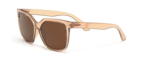 Serengeti Women's Wakota Square Sunglasses, Shiny Crystal Peach, Medium - megafashion11Sunglasses