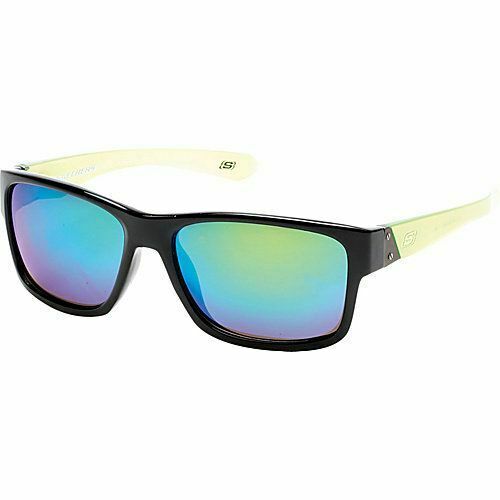 Skechers Sunglasses for Men SE5118S 01D Black/ Mirrored Blue 58 17 138 - MegafashionSunglasses