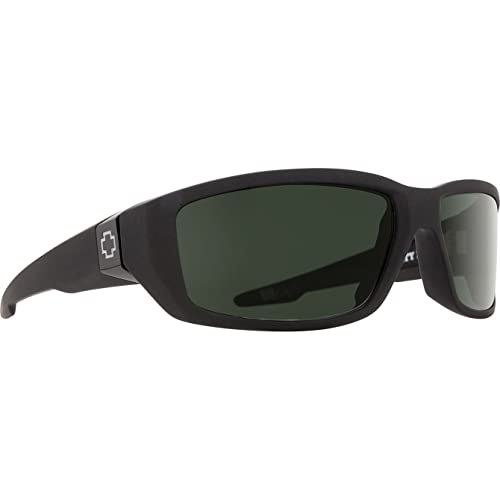 Spy Dirty Mo Sunglasses Soft Matte Black w/ Happy Grey Green Polarized Lens 670937219864 - megafashion11Sunglasses