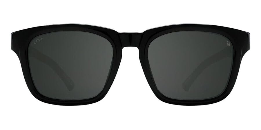 SPY Mens Sunglasses Saxony Black - Happy Gray Green Black Mirror - MegafashionSunglasses