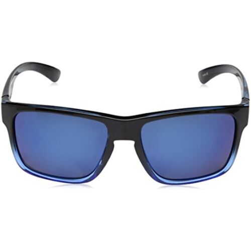 Suncloud Men Sunglasses Rambler Black Blue/Blue Polarized Mirrored - MegafashionSunglasses