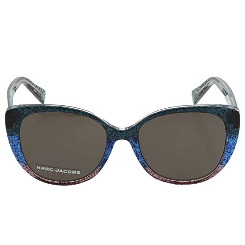 Sunglasses Marc Jacobs 421 /S 0STX Green Bl Glitter/Ir Gray - MegafashionSunglasses