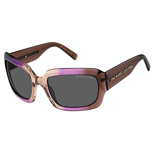 Sunglasses Marc Jacobs MARC 574 / S E53 / IR Woman color Purple/Brown gray lens size 59 mm - megafashion11Sunglasses
