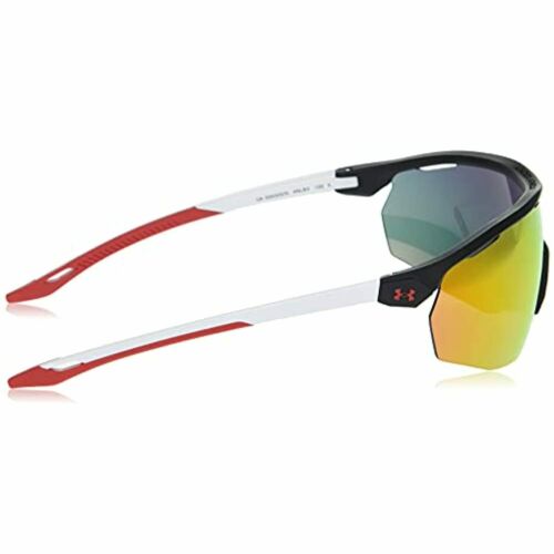 Under Armour Men UA 0003/G/S Special Shape Sunglasses Matte Black White/Infrared - MegafashionSunglasses