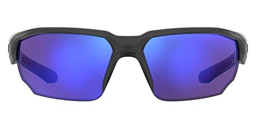 Under Armour Men's Blitzing Wrap Golfing Sunglasses - Grey Frame/Golf Tuned Lens - megafashion11Sunglasses