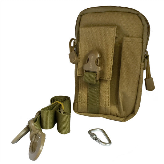 Multifunctional outdoor sports and mobile phone bag Brown