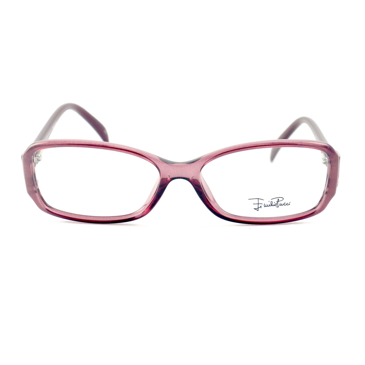 Emilio Pucci Womens Eyeglasses EP2675 602 Wine Frames Rectangle