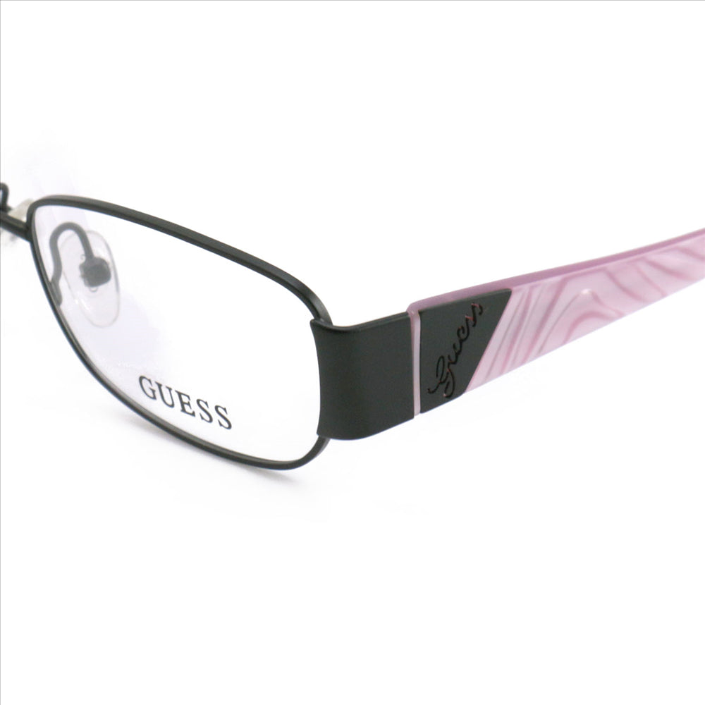 Guess Eyeglasses Womens GU 2307 BLK Black/Pink 52 15 140 Frames Oval