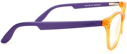 Carrera Womens Eyeglasses Frames Orange/Purple Cat Eye CA 5501 BDB 52 17 140