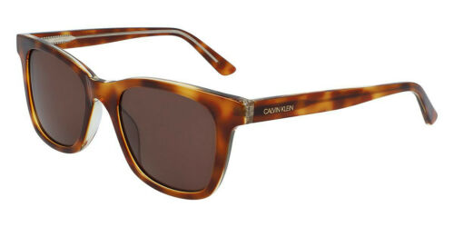Calvin Klein Men Sunglasses CK20501S-241 Rectangle Tortoise Crystal/Brown 52-20