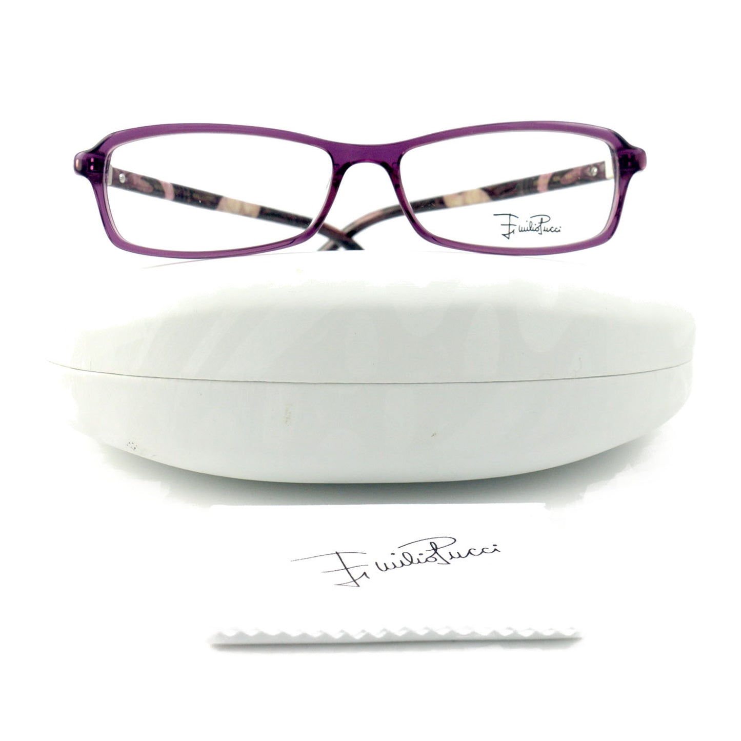 Emilio Pucci Womens Eyeglasses EP2646 539 Purple 54 15 135 Cat Eye