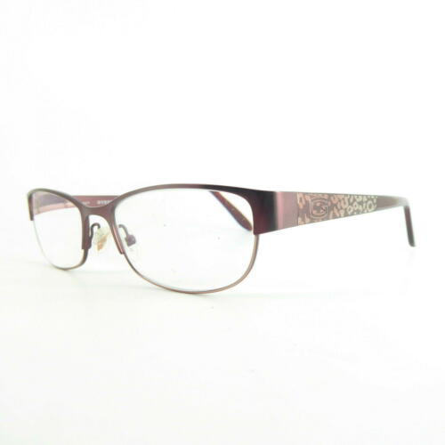Guess Womens Metal Frame Eyeglasses 2390 PNK Red Wine Oval 52 16 135