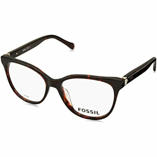 Womens Cat eye Frame Eyeglasses Fossil 7024 0086 Dark Havana 53 16 140