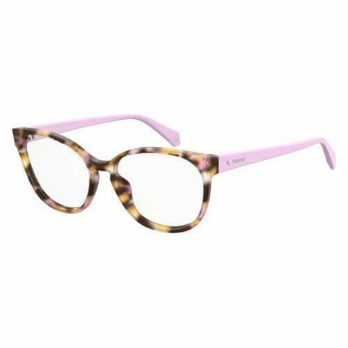 Polaroid Eyeglasses for Womens Oval/cat eye pink Havana 53-16-140