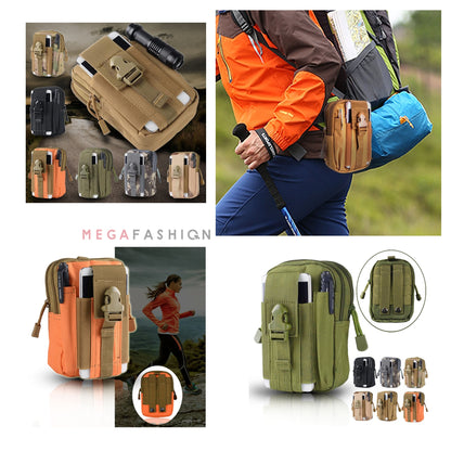 Multifunctional outdoor sports and mobile phone bag Black