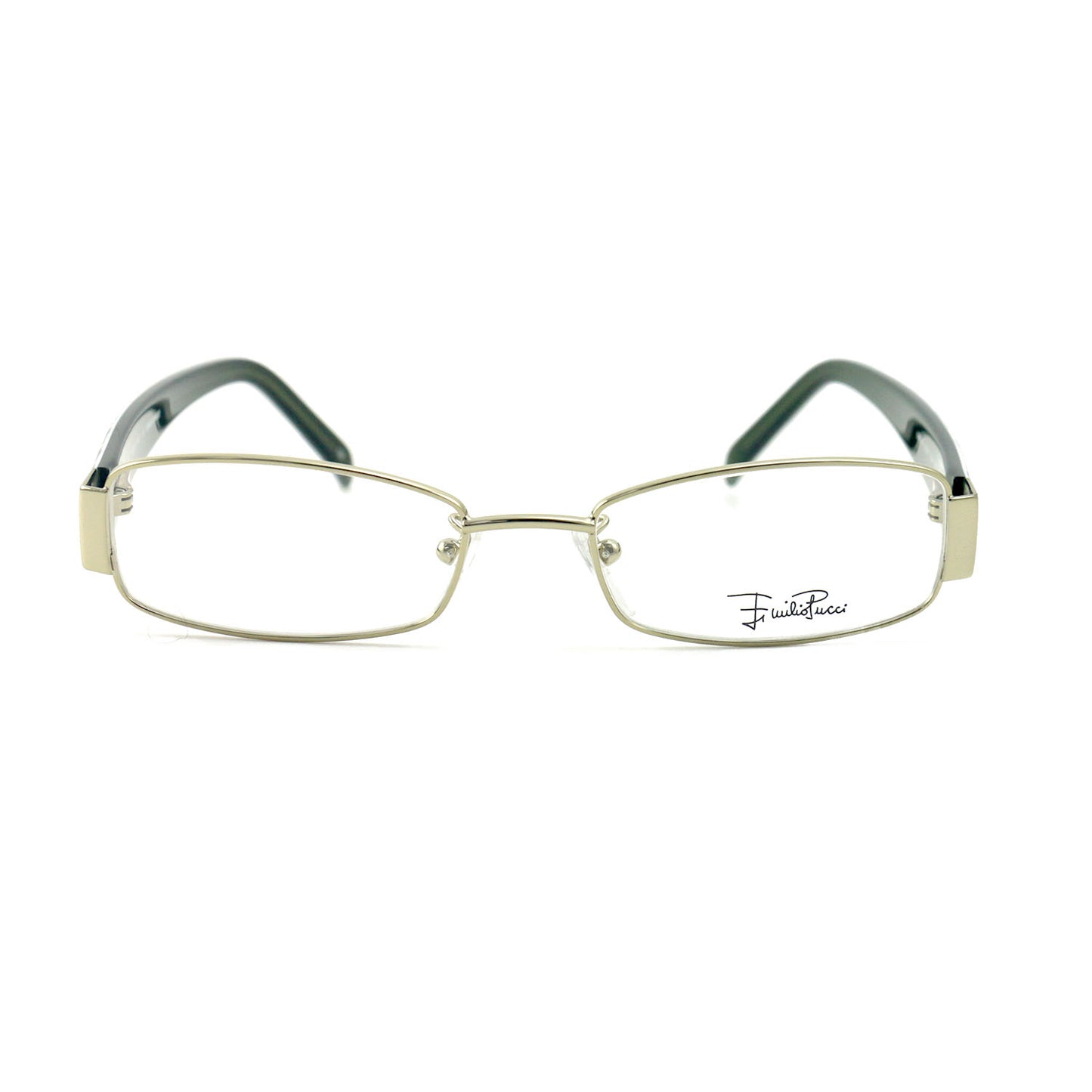 Emilio Pucci Womens Eyeglasses EP2136 320 Gold 50 17 135 Frames Rectangle