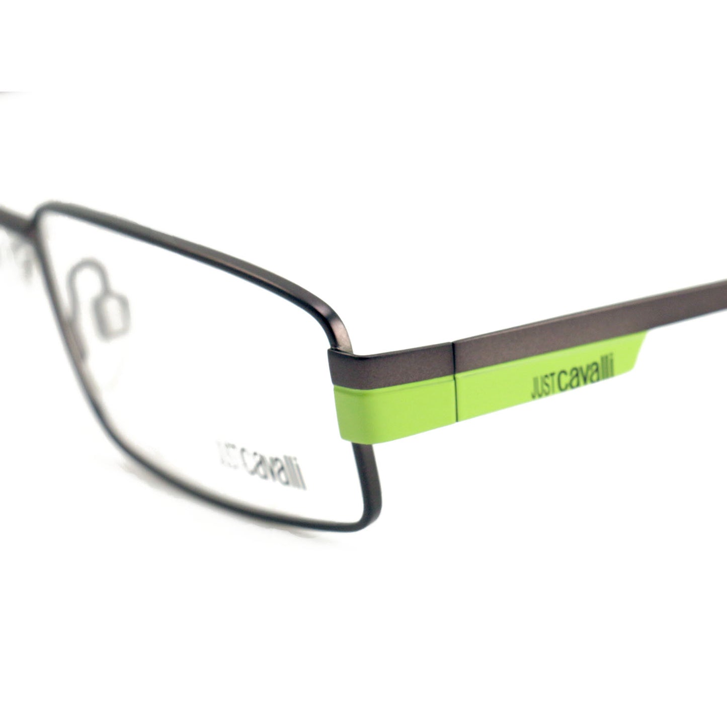 Just Cavalli Men Eyeglasses JC 291 049 Black/Green 52 17 140 Frames Rectangle