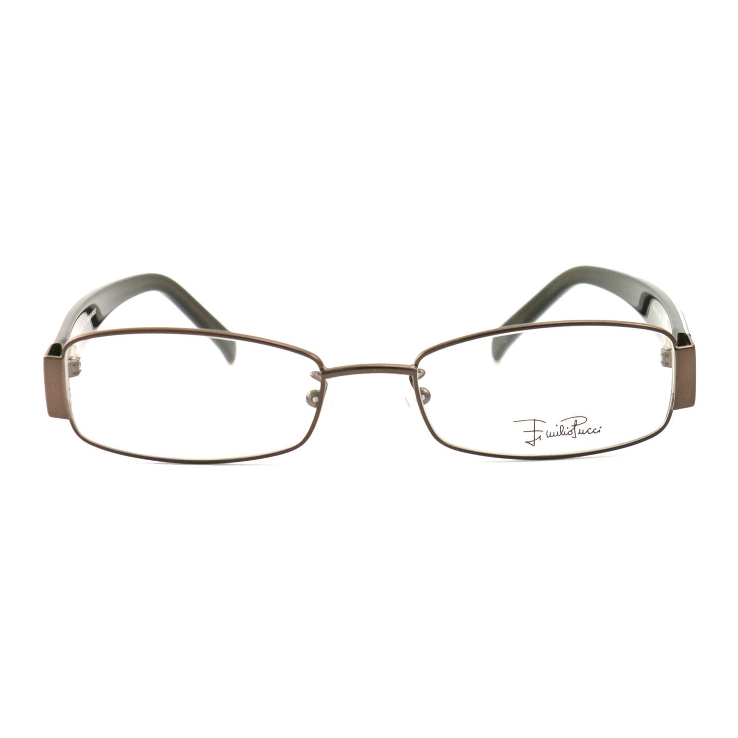 Emilio Pucci Womens Eyeglasses EP2136 210 Bronze/Horn 50 17 135 Rectangle