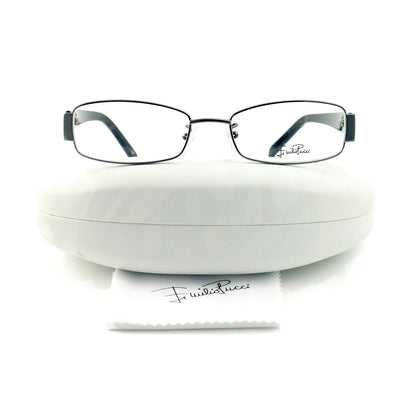 Emilio Pucci Womens Eyeglasses EP2136 069 Gunmetal/Black 52 17 135 Rectangle