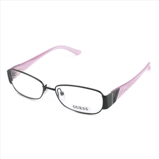 Guess Eyeglasses Womens GU 2307 BLK Black/Pink 52 15 140 Frames Oval