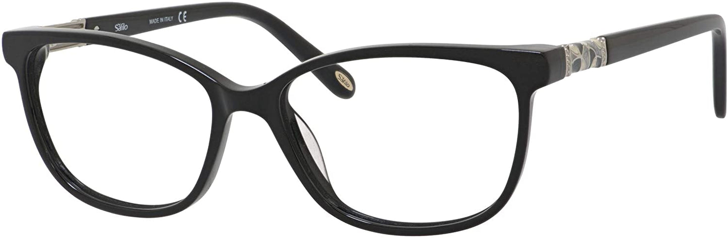 Frames for Womens's Eyeglasses Emozioni made in Italy Cat eye Black 52 16 135