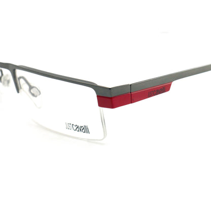 Just Cavalli Men Eyeglasses JC 290 008 Brown 50 19 140 Semi Rimless Rectangle