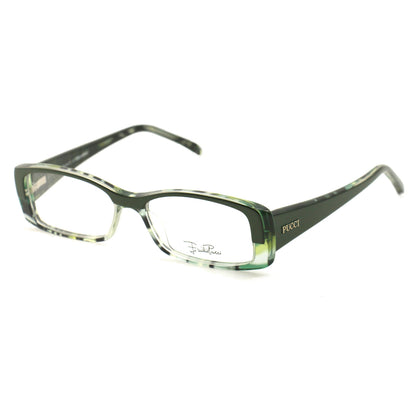 Emilio Pucci Womens Eyeglasses Frames EP2651 024 Green 50 15 135 Rectangle