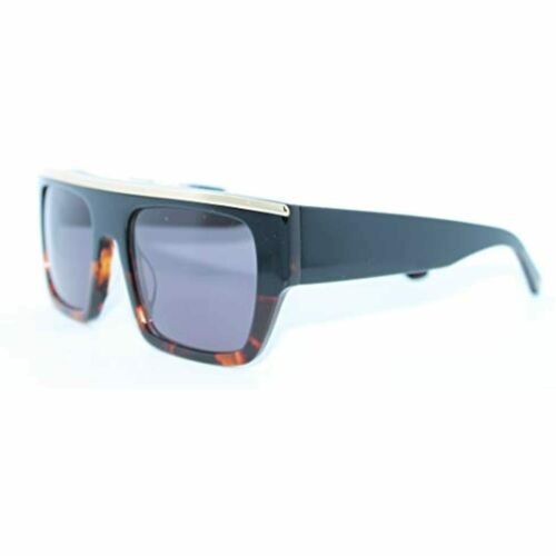 L.A.M.B. Women Sunglasses  LA515 BLK Square Black/Tortoise Grey mirrored 51-18