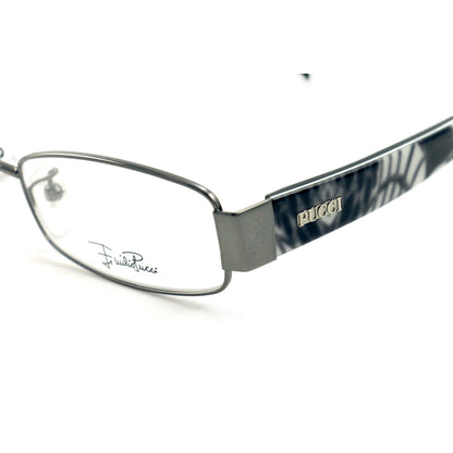 Emilio Pucci Womens Eyeglasses EP2136 069 Gunmetal/Black 52 17 135 Rectangle