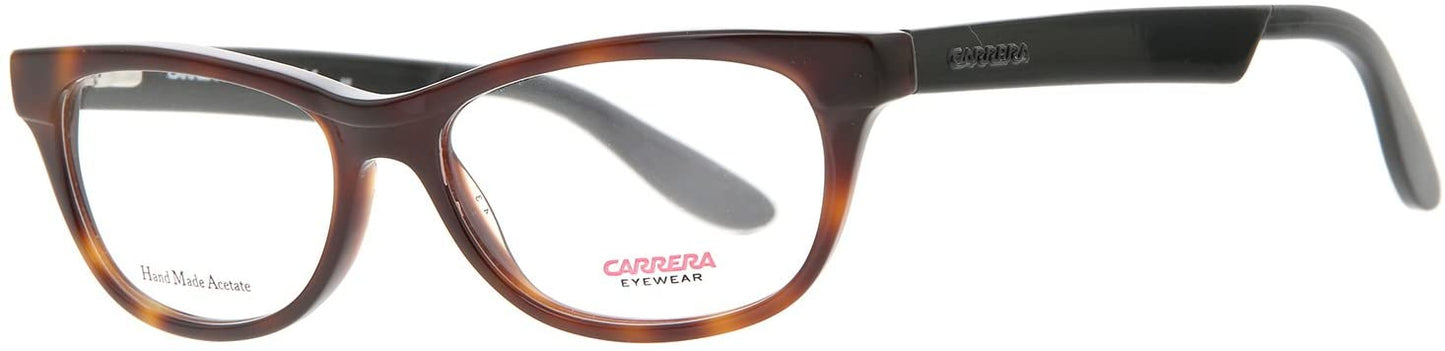 Carrera Womens Eyeglasses CA6647 3L3 Black/Grey 52 17 140 Frames Rectangle