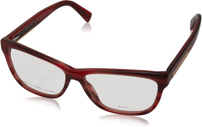 Marc by Marc Jacobs Womens Eyeglasses 618 KVN Striped Burgundy 55 14 140 Square