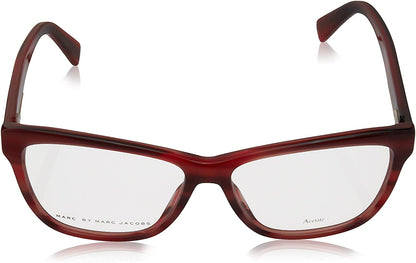 Marc by Marc Jacobs Womens Eyeglasses 618 KVN Striped Burgundy 55 14 140 Square