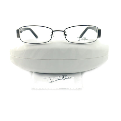 Emilio Pucci Womens Eyeglasses EP2136 069 Gunmetal/Black 50 17 135 Rectangle