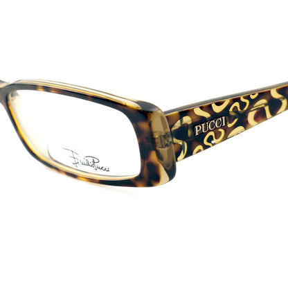 Emilio Pucci Womens Eyeglasses Frames EP2655 244 Havana Honey 53 14 135 Rectangle