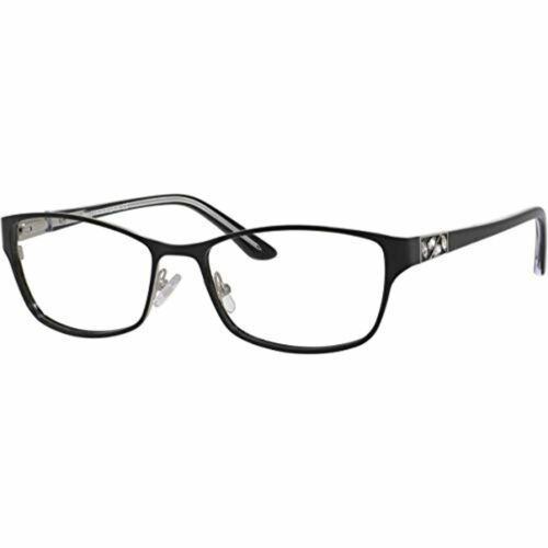 Womens Metallic Frame Eyeglasses Saks Fifth Avenue Black Ruthenium 54 16 135