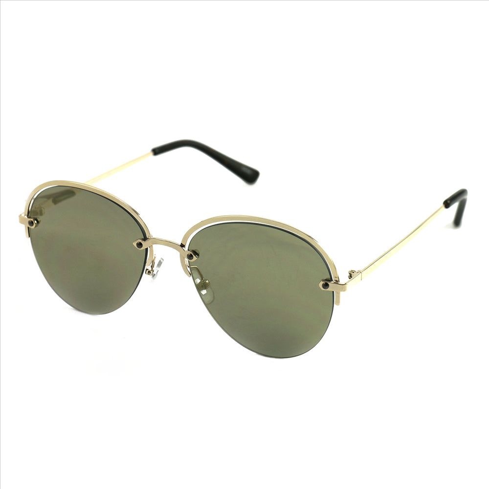 Lucky Brand Men or Womens Sunglasses D940 GOLD 55/16/145 Mirror Lens