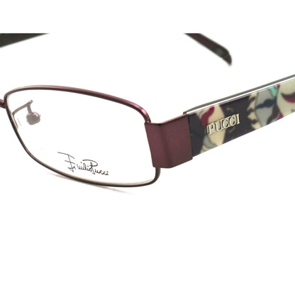 Emilio Pucci Womens Eyeglasses EP2136 513 Purple 52 17 135 Frames Rectangle