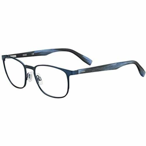 Eyeglasses Hugo for Man HG 0304 0HW8 Blue Horn Rectangle 53-19-145