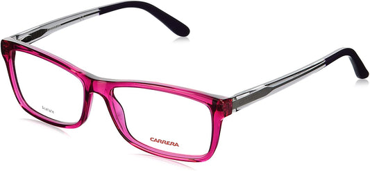 Carrera Womens's Eyeglasses CA6650 TCX Pink/Grey 54 15 140 Frames Rectangle